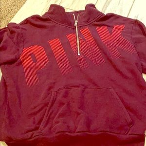 pink zip up